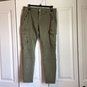 Dex Green Cargo Style Pants